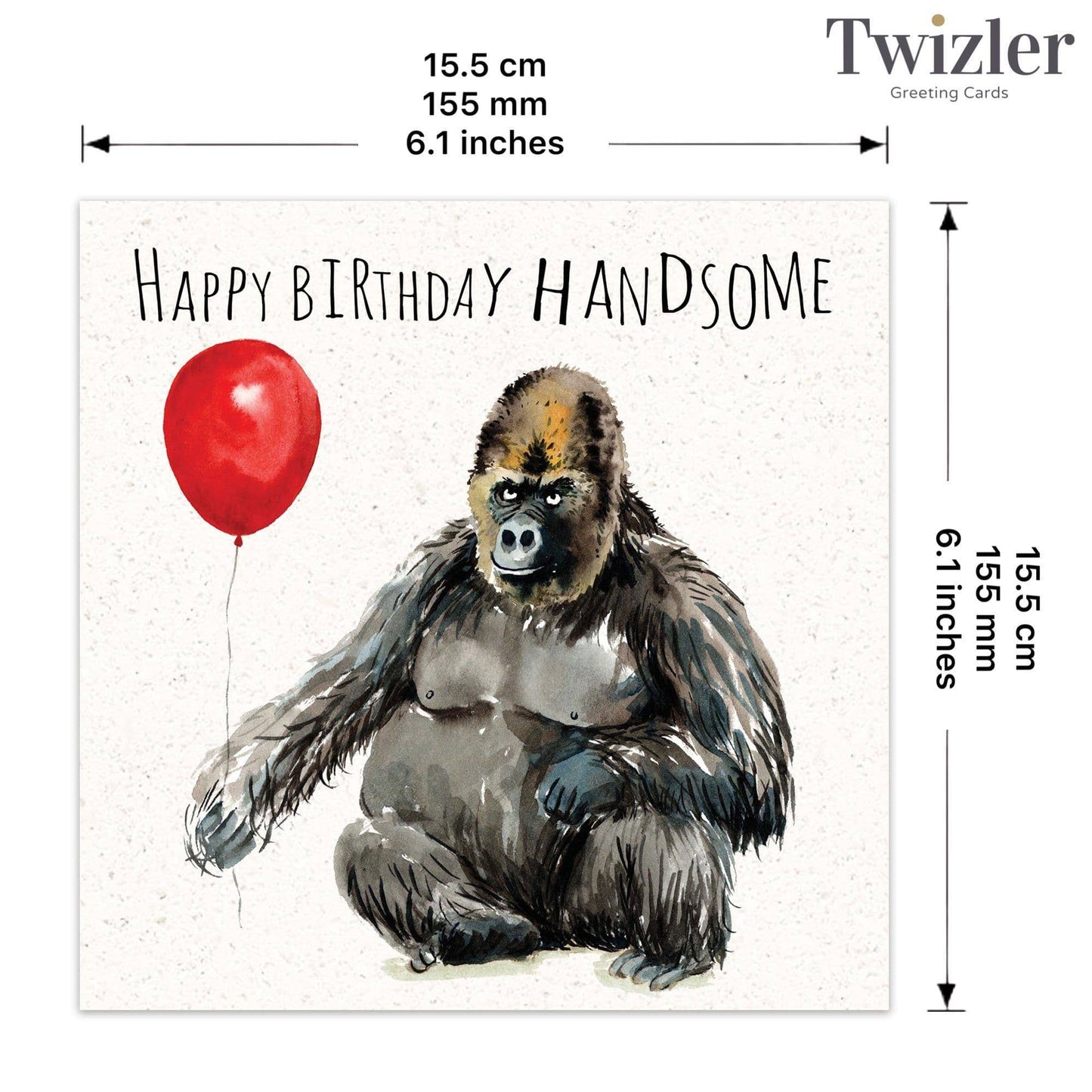 Happy Birthday Handsome - Funny Birthday Card