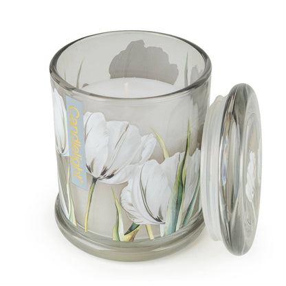 Large Glass Jar - White Tulip & Bergamot 6pk