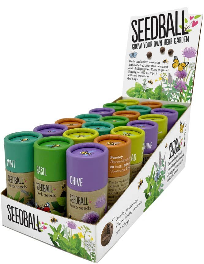 Herb Seedball Tubes