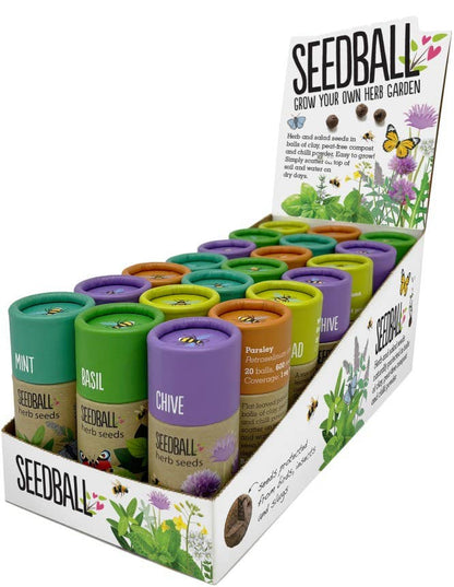 Herb Seedball Tubes