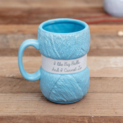 I Like Big Balls Knitting Mug - Knitting Gifts