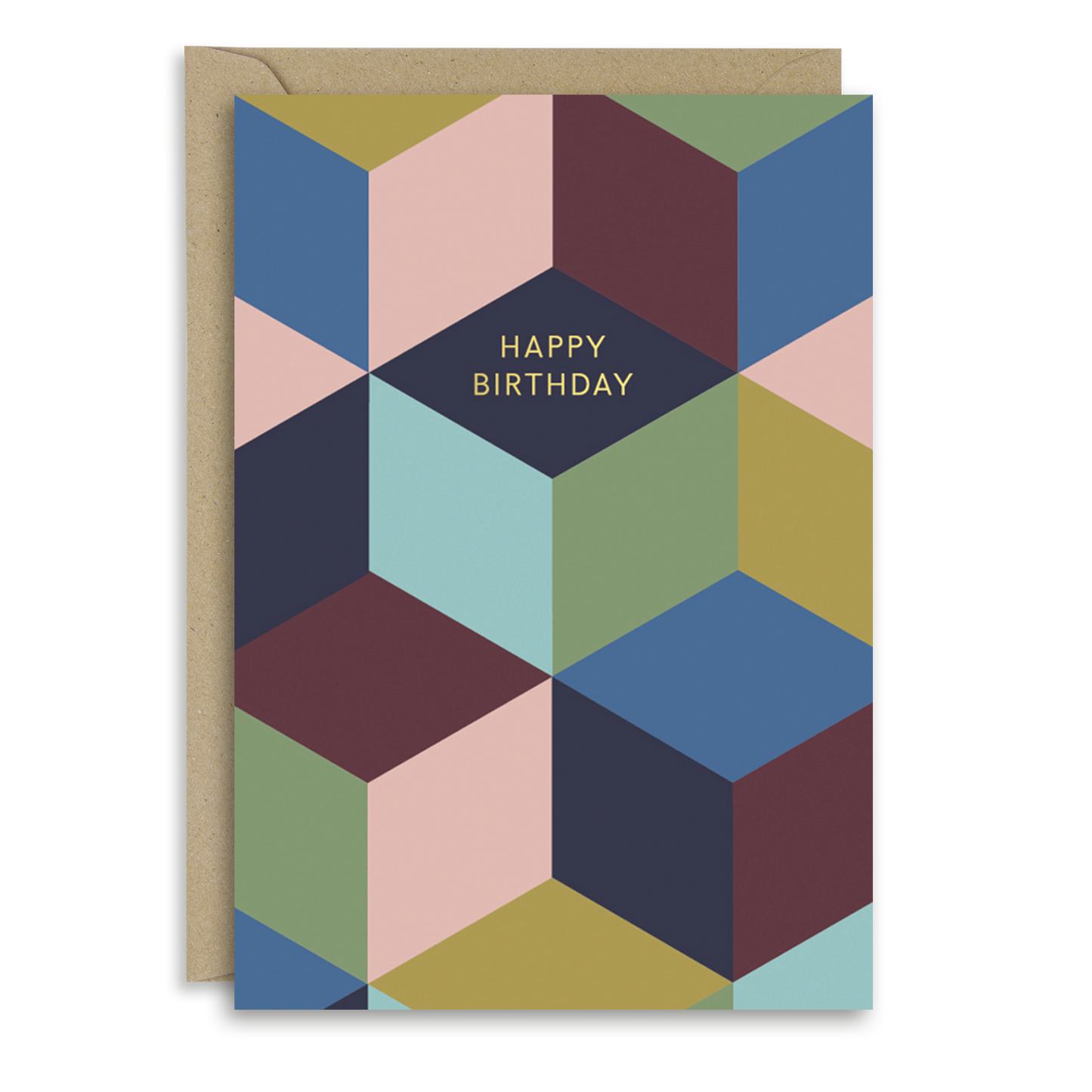 Cubist Birthday Card