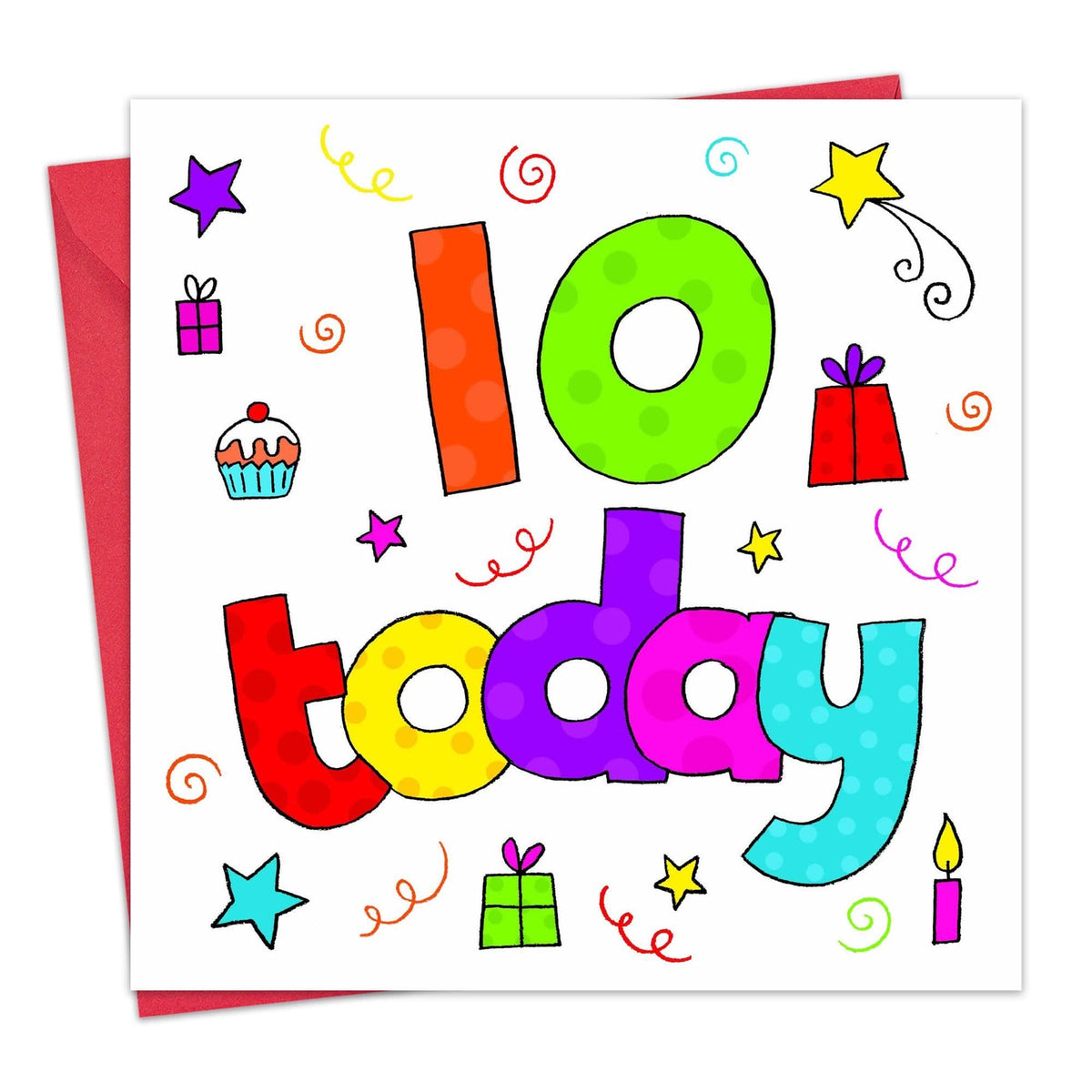 Age 10 Birthday Card