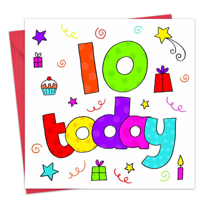 Age 10 Birthday Card