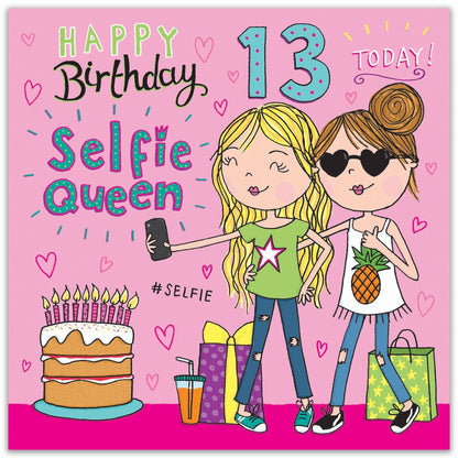 13th Birthday Card - Girls Birthday Card