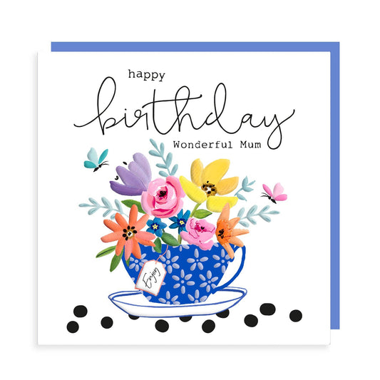 Happy Birthday to a Wonderful Mum - Teacup