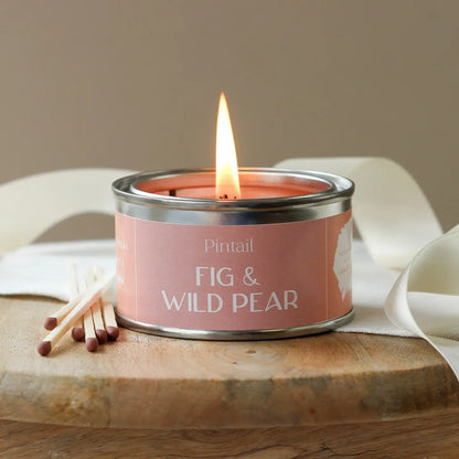 Fig + Wild Pear Paint Pot Candles | Small Candles