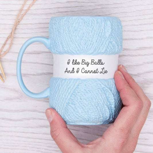 I Like Big Balls Knitting Mug - Knitting Gifts