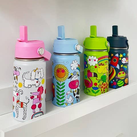 Kid's Stainless Steel Water Bottle - On The Farm