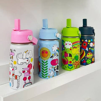 Kid's Stainless Steel Water Bottle - On The Farm