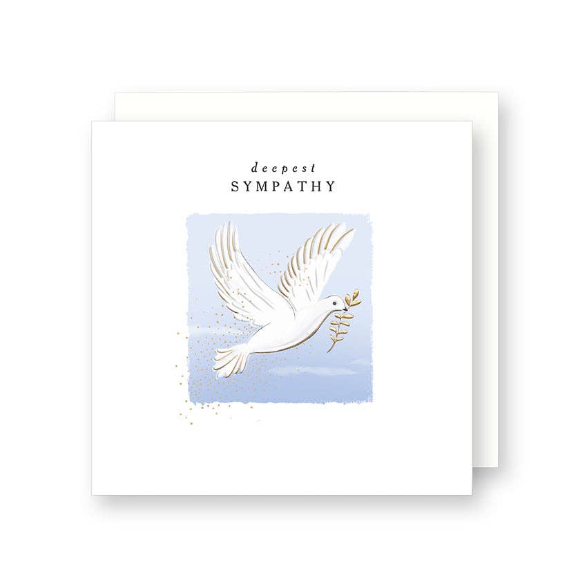 Deepest Sympathy - White Dove