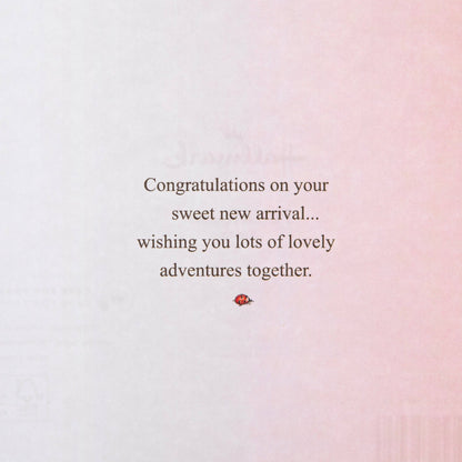 New Baby Girl Card - Beatrix Potter Peter Rabbit™ Design