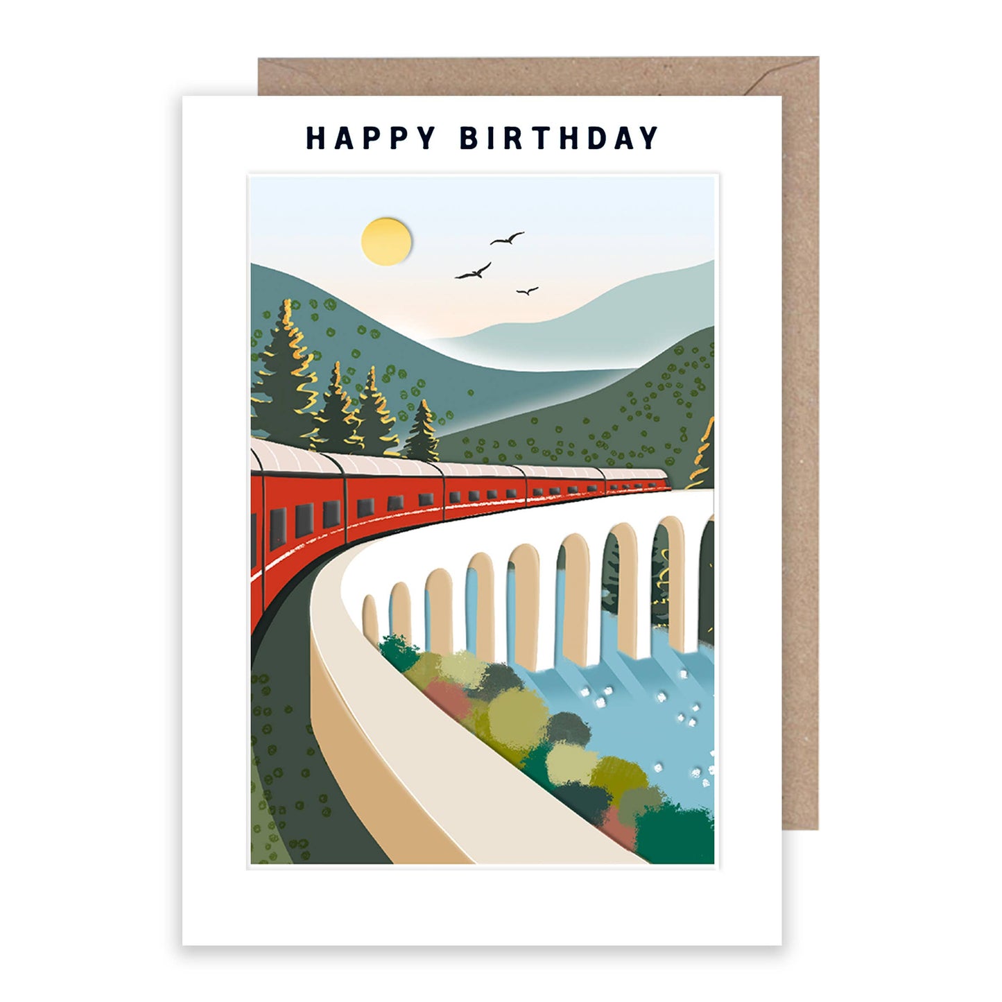 Happy Birthday train journey