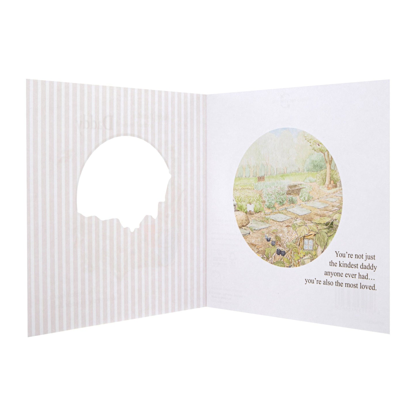 Birthday Card for Daddy - Peter Rabbit Design