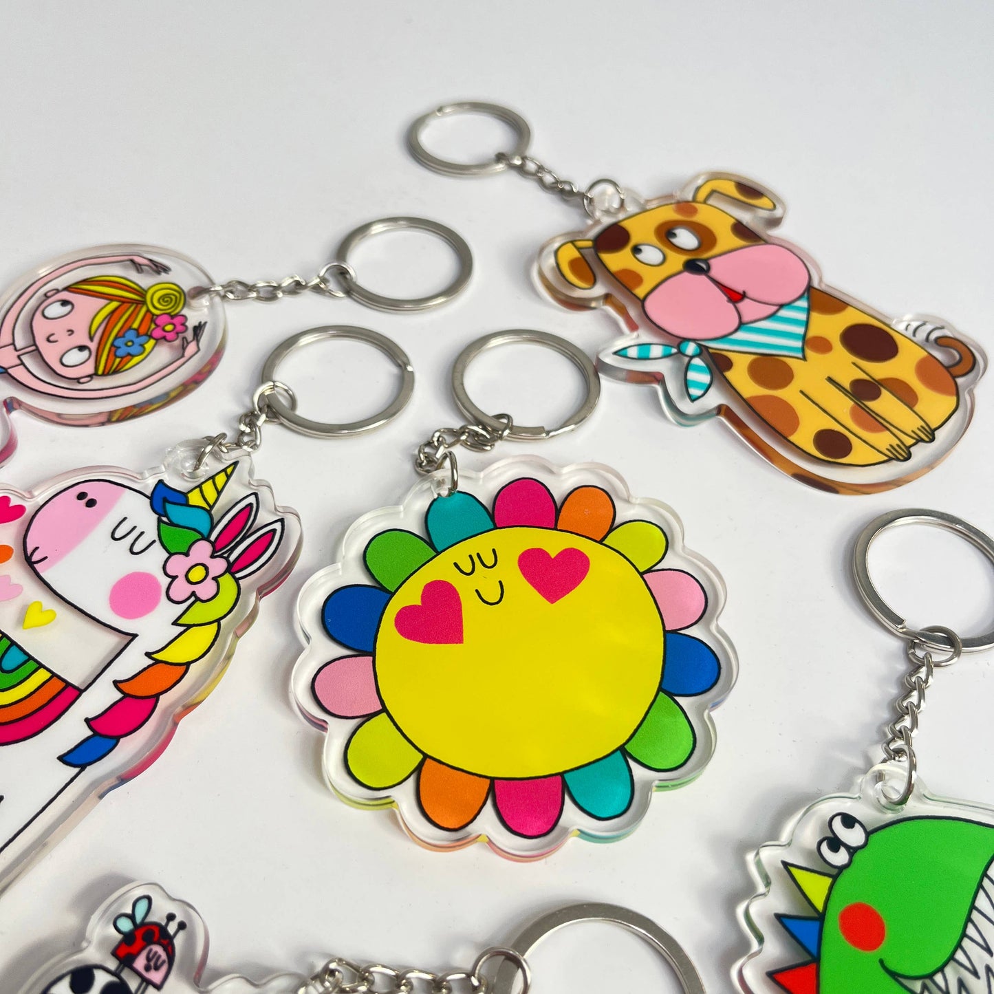 Acrylic Keyrings - Dinosaur