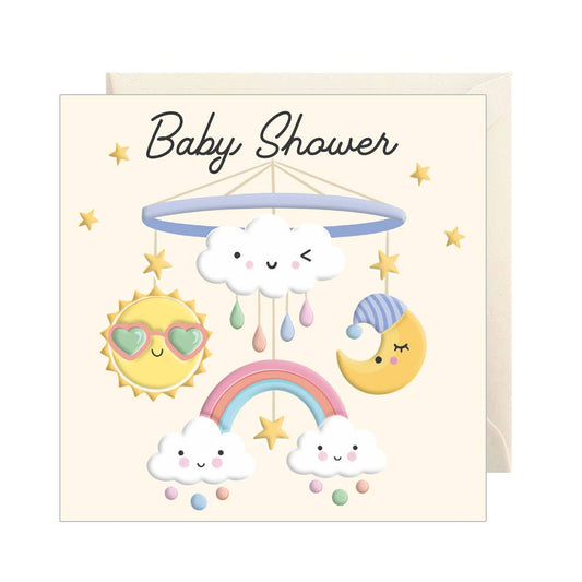 Baby shower - lovely mobile