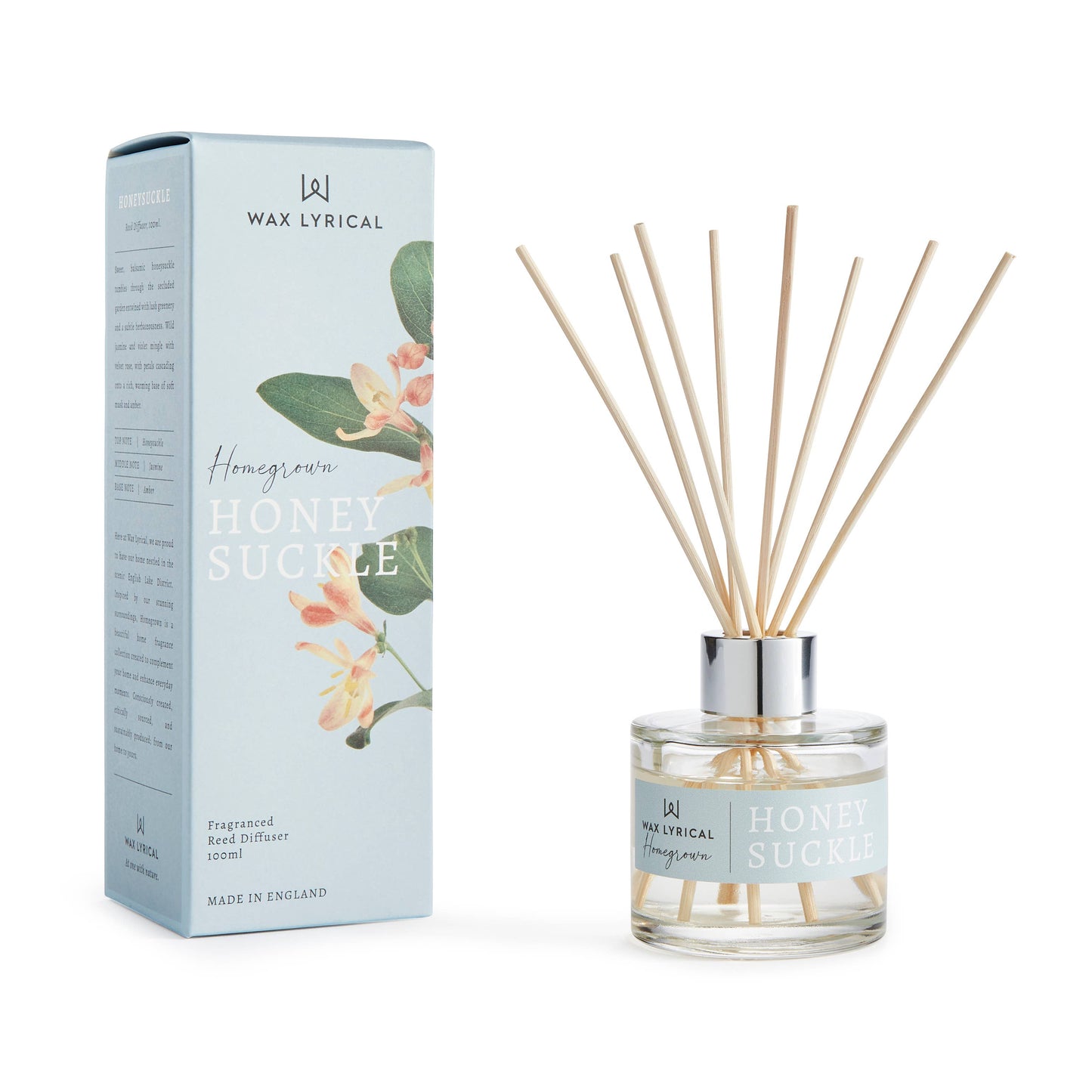 Homegrown Honeysuckle 100ml Diffuser