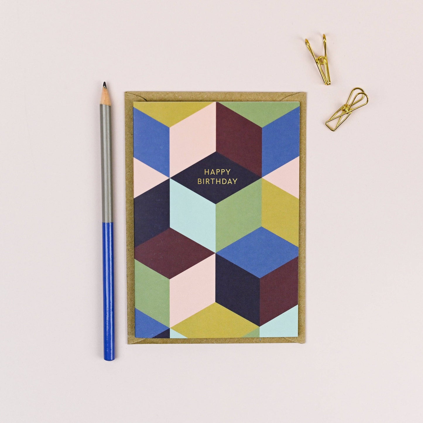 Cubist Birthday Card