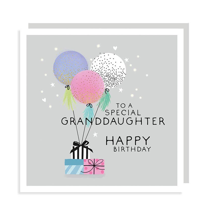 Happy Birthday to a Special Granddaughter - Party Balloons
