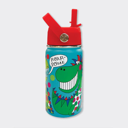 Kid's Stainless Steel Water Bottle - Dinosaur