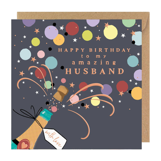 HAPPY BIRTHDAY TO MY AMAZING HUSBAND CHAMPAGNE