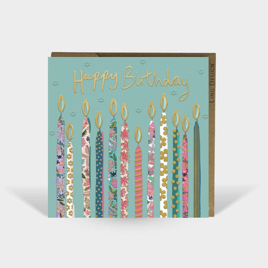 Make a Wish Birthday Card for Her Friend Embos Foil Candles