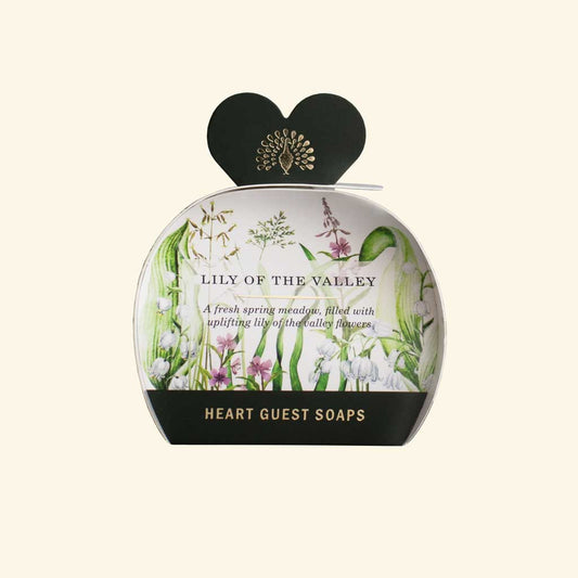 Heritage Lily of the Valley Heart Guest Soap