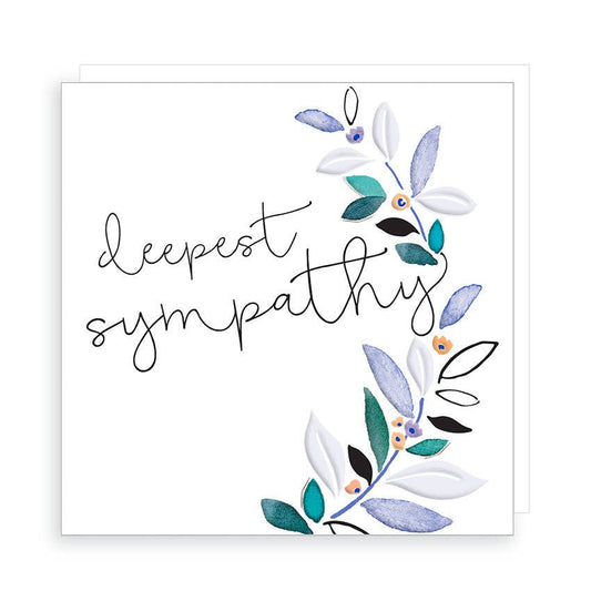 Deepest Sympathy - Delicate Leaves