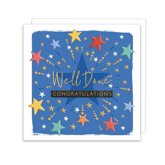 Well Done - Shooting Stars - Congratulations