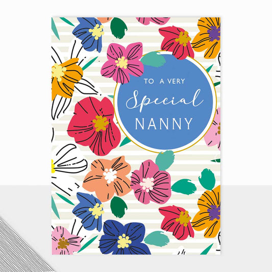 Birthday Card For Nanny - Special Nanny - Utopia Collection
