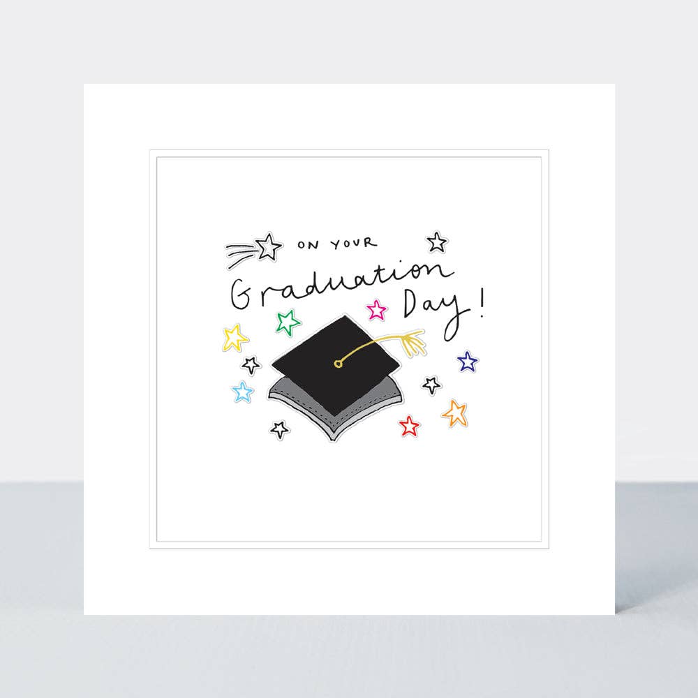 Pocket Rocket - Graduation Day - Cap - Greetings Card