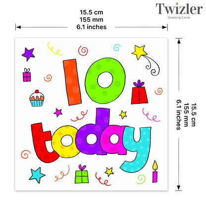 Age 10 Birthday Card