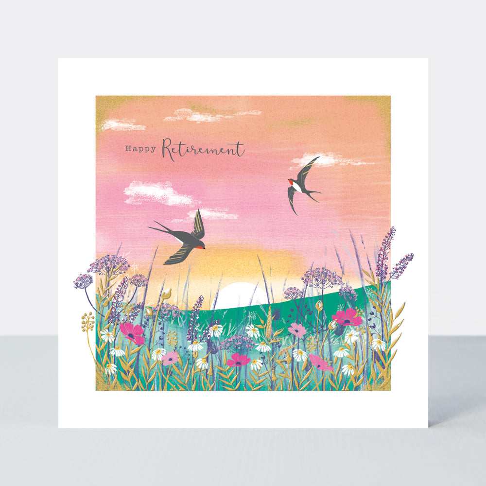 Happy retirement - Rachel Ellen Gallery card