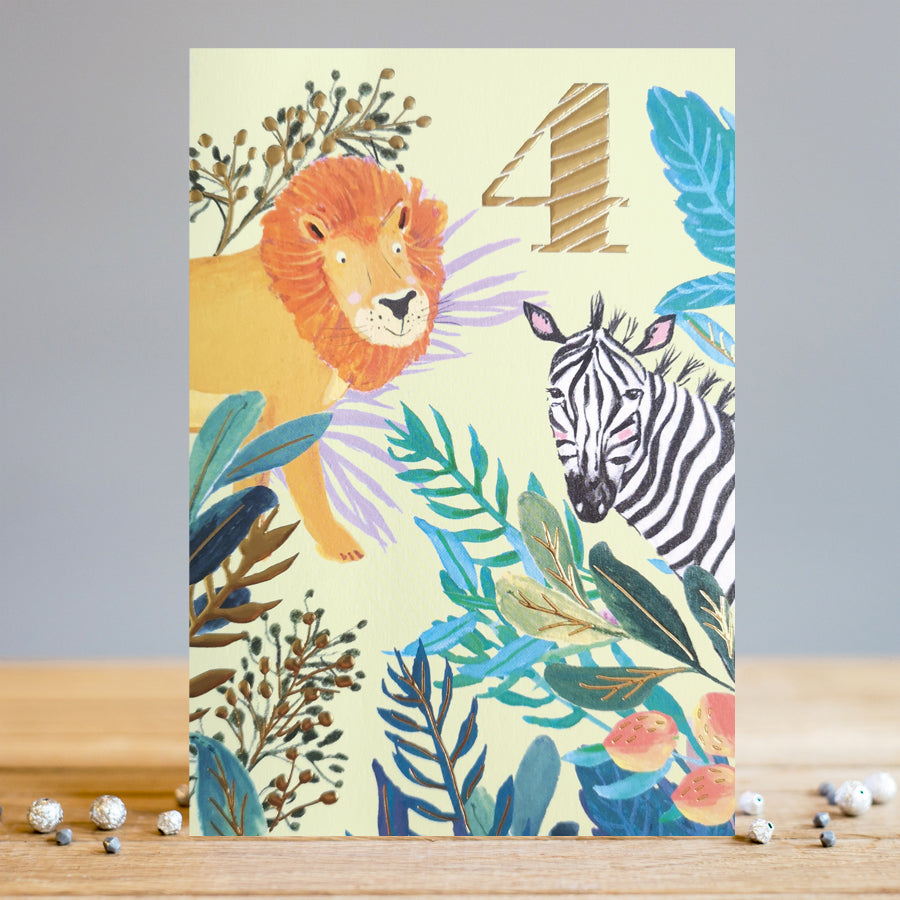 4th birthday, lion & zebra - Louise Tiler