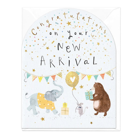 Congratulations on your new arrival  - card