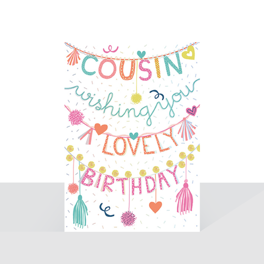 Cousin Birthday female - card