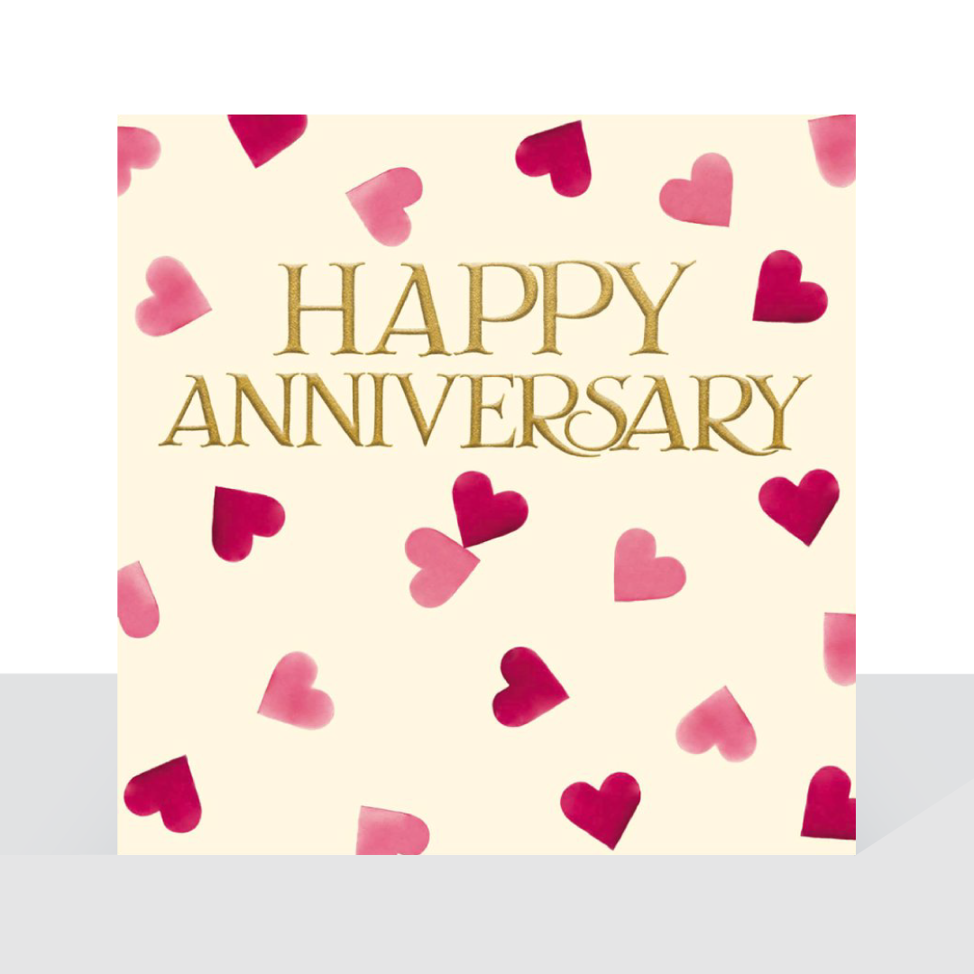 Happy Anniversary hearts- Emma Bridgewater card