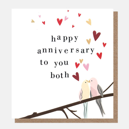 Happy Anniversary to you both - Caroline Gardner card