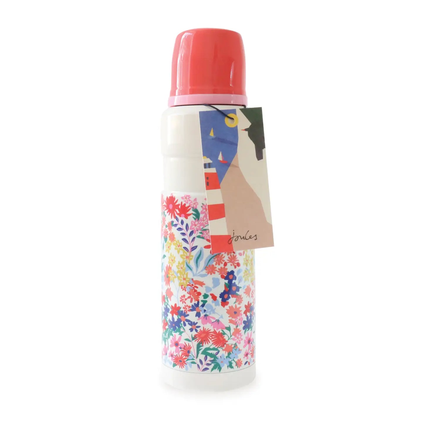 Joules floral flask