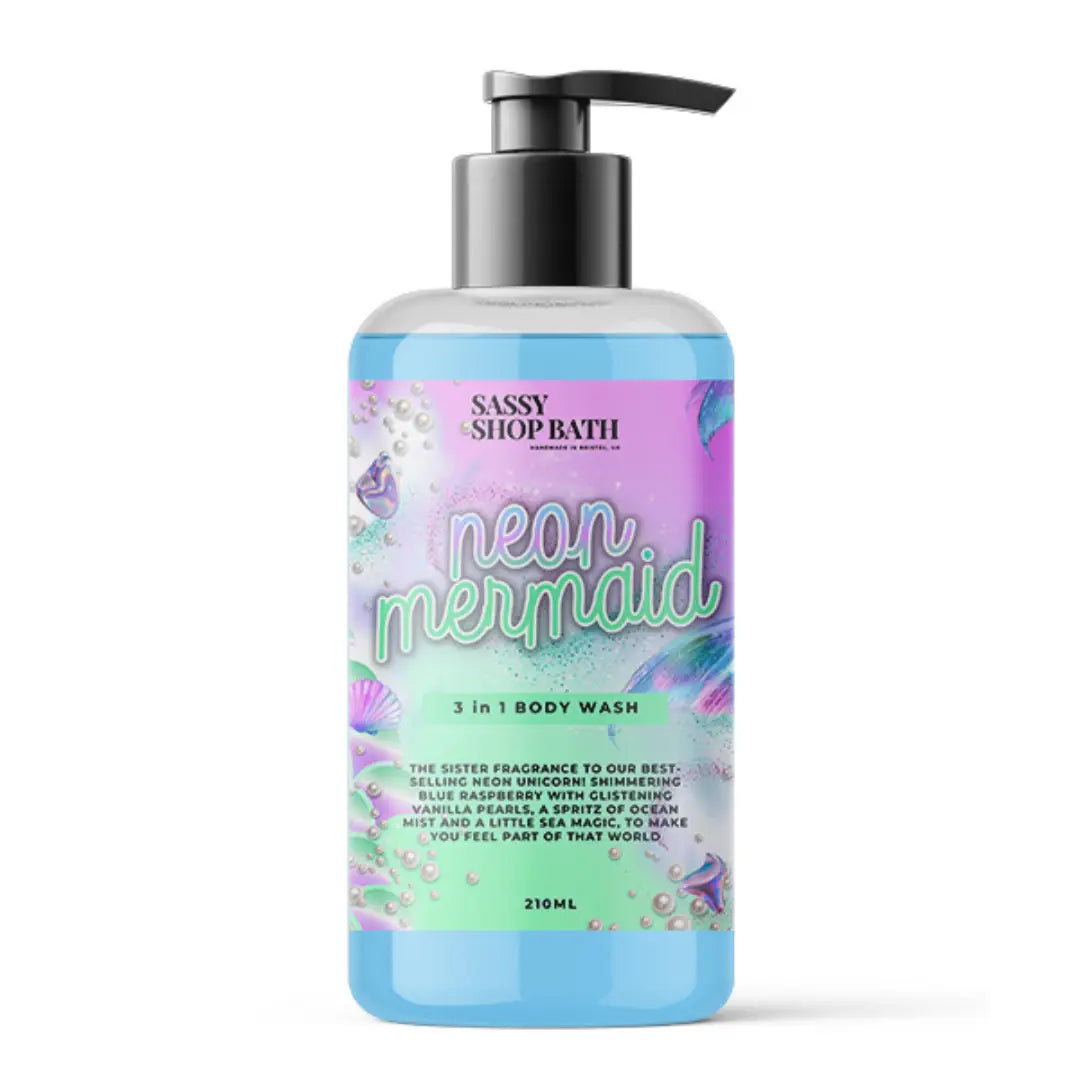 Neon mermaid 3 in 1 wash