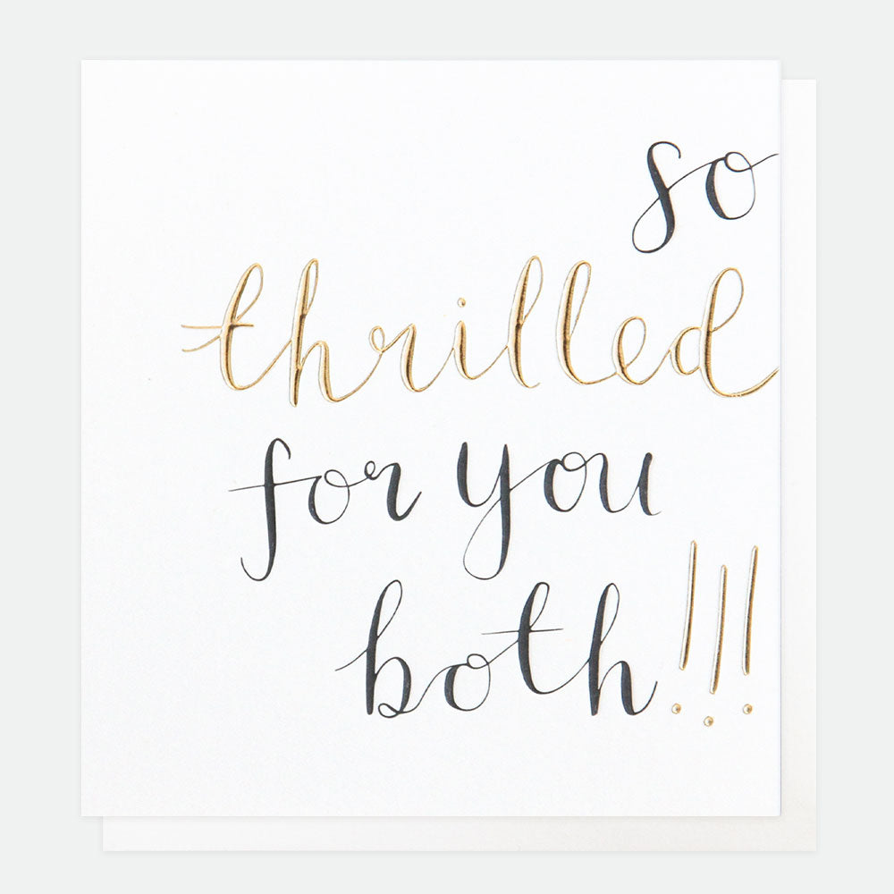 So thrilled for you - Caroline Gardner card