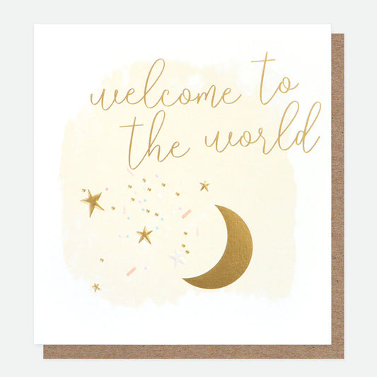 Welcome to the world - Caroline Gardner card