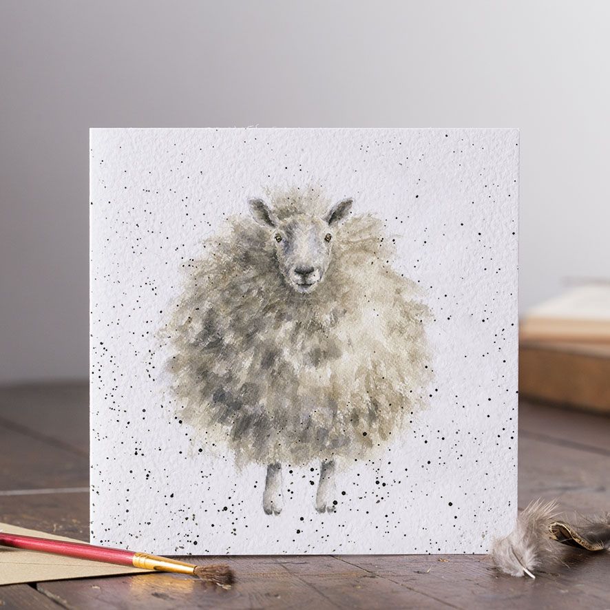 Woolly Jumper, sheep - Wrendale Designs card