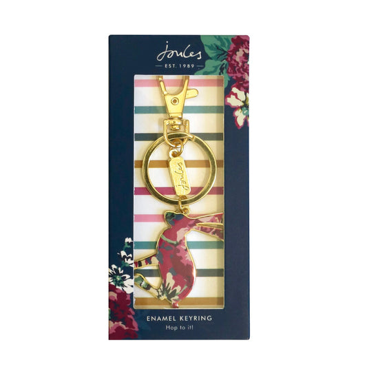 Joules hop to it rabbit keyring