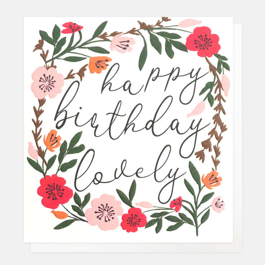 Happy birthday lovely - card