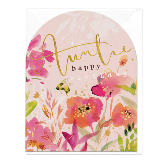 Auntie, Happy Birthday - Whistlefish card