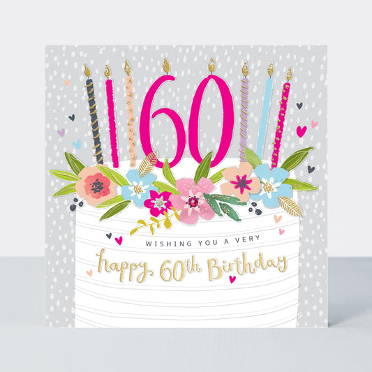 Ladies 60th birthday - Rachel Ellen Peony card