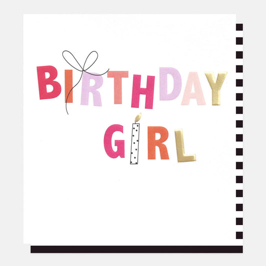 Birthday girl - card