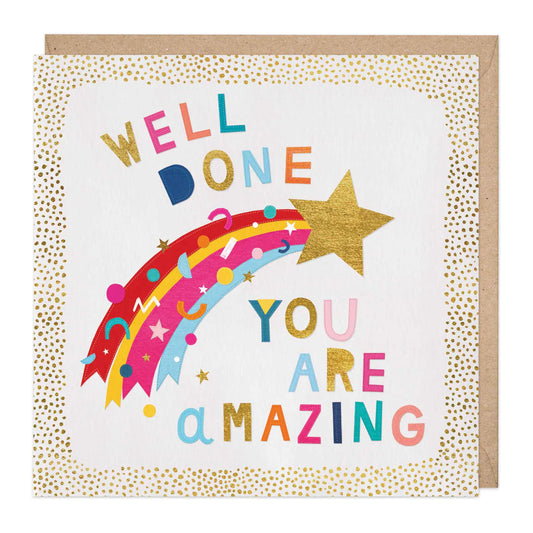 Well done, you are amazing - card