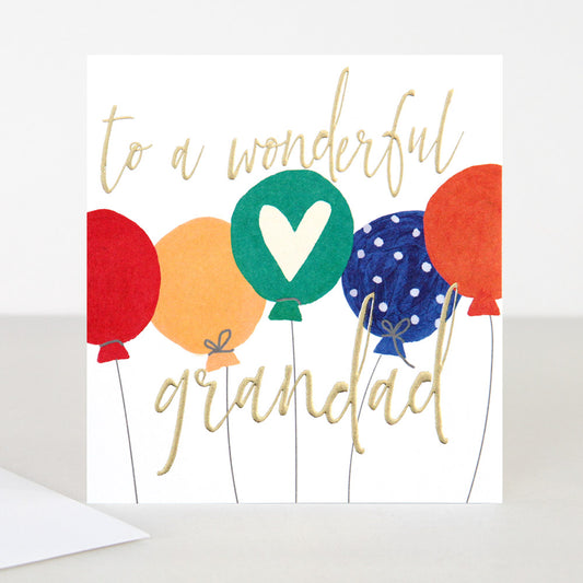 To a wonderful Grandad, birthday - card